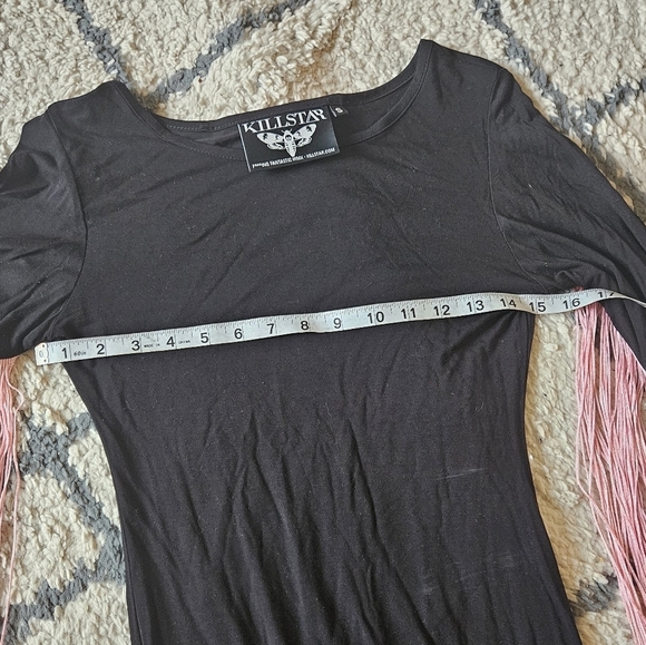 Killstar Fringe Mini Dress Small - Picture 5 of 5